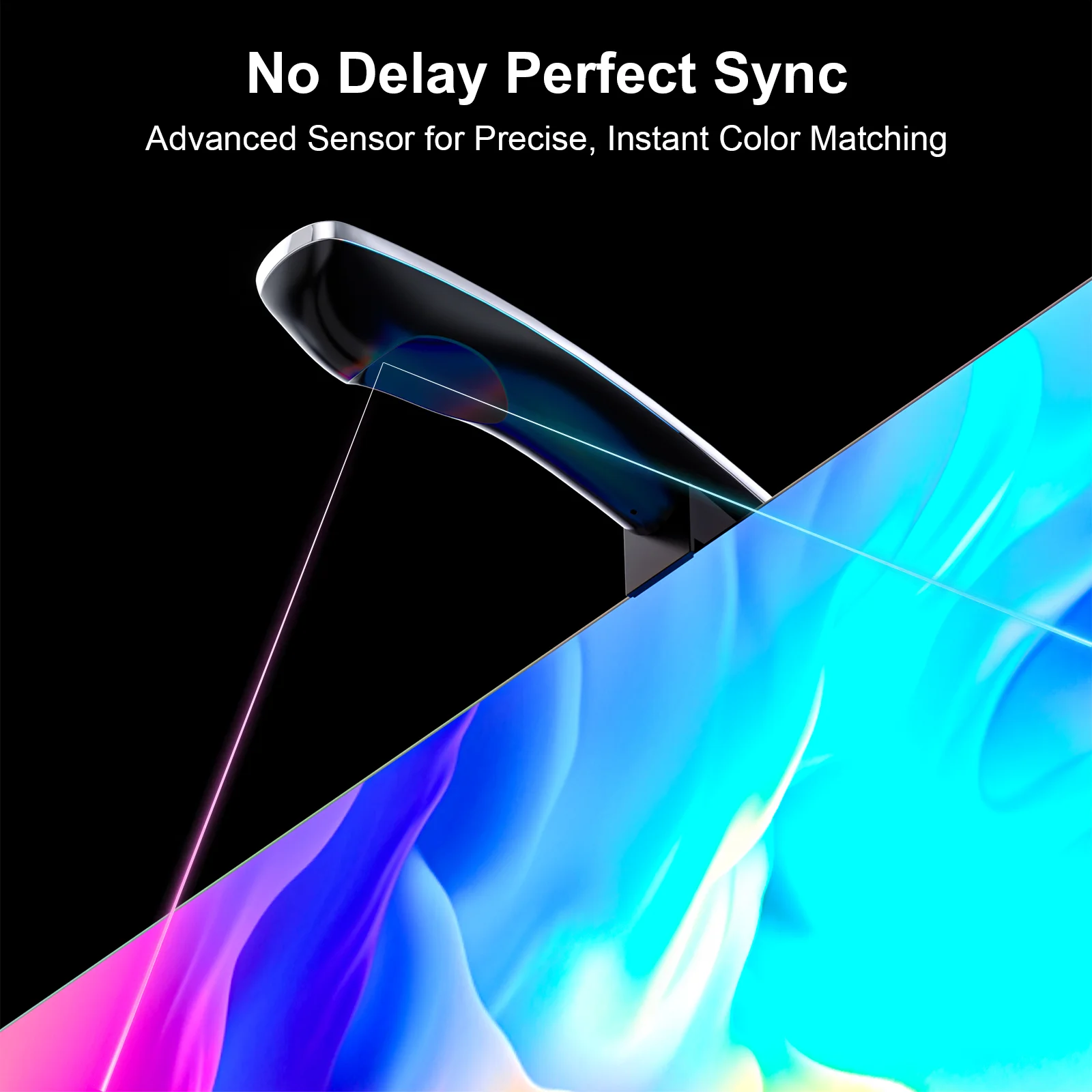 RGBIC TV Backlight Strip with Zero-Latency Screen Sync, Music Sync, High-Density LEDs, Smart App & Remote Control, Auto On/Off Ambient Lighting for Home Theater/Gaming thumbnail 7