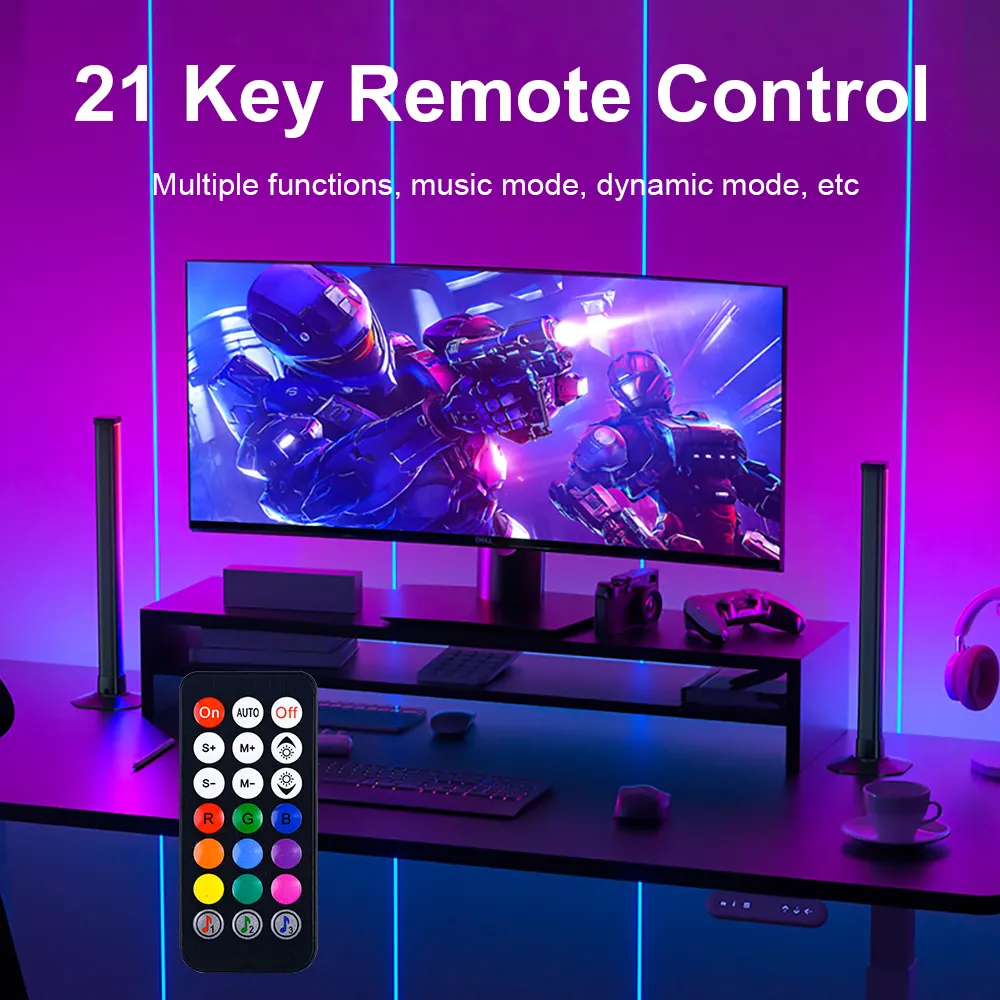 270° RGB LED Light Bars, Mood Lighting with Music Sync – Immersive Gaming Lights for PC, TV, Decoration, Sound Responsive thumbnail 5